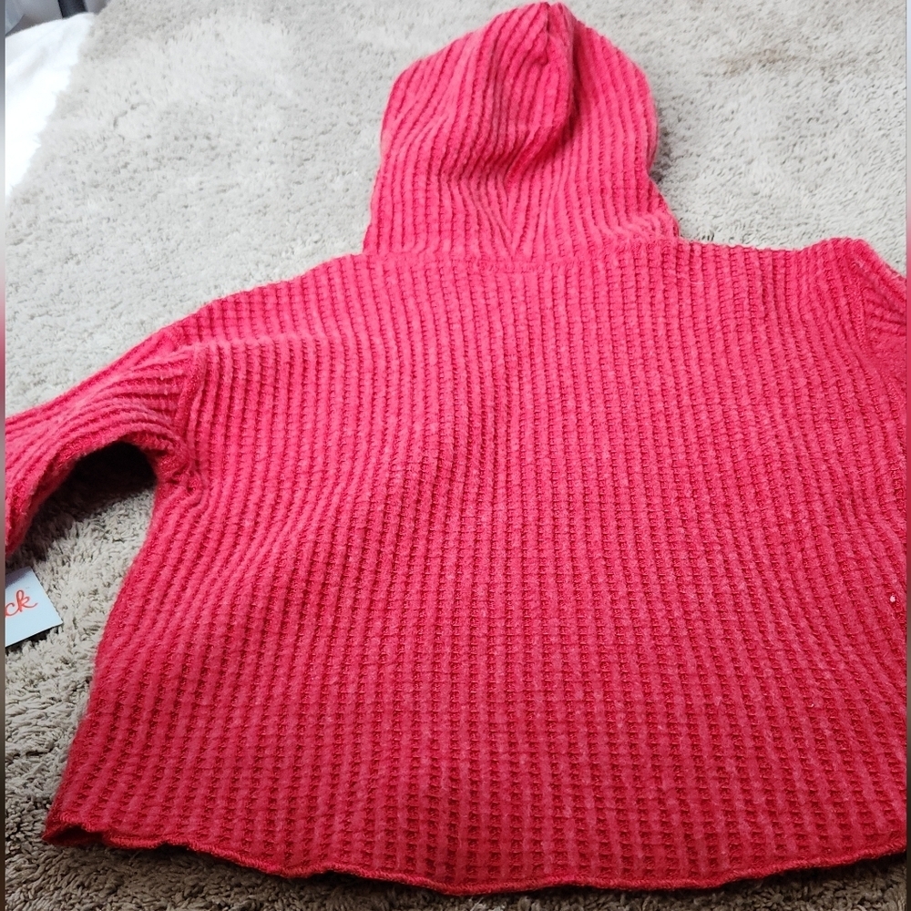 Toddler Boys' Thermal Hooded Pullover Sweatshirt - Cat & Jack Red 2T - Picture 13 of 13
